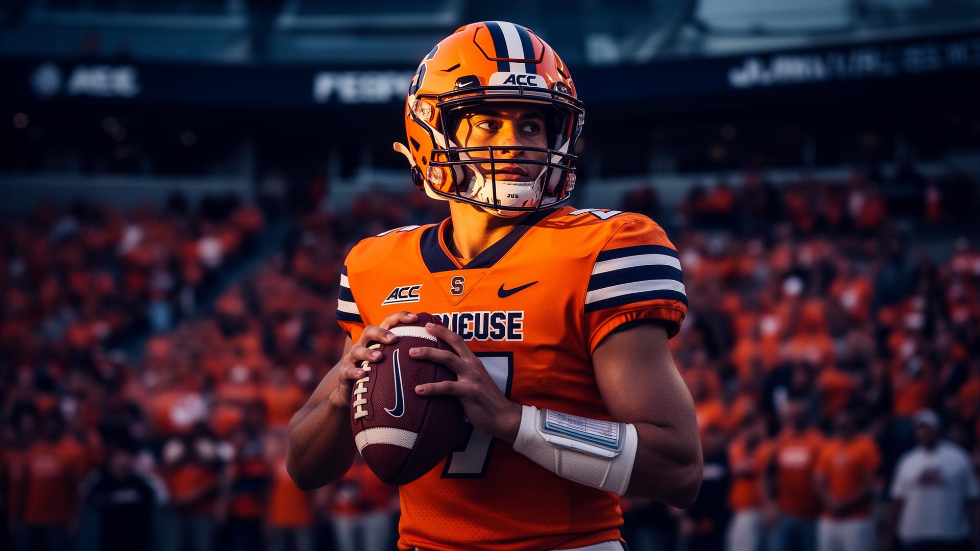 Syracuse fans in a packed arena